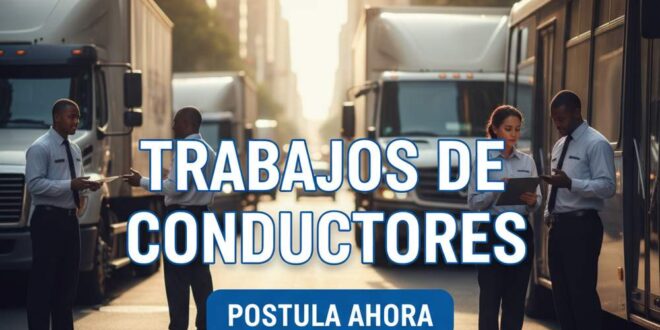 🛣️ TRABAJO DE CONDUCTOR | EL RETO DE LA MOVILIDAD Y EL TRANSPORTE MODERNO